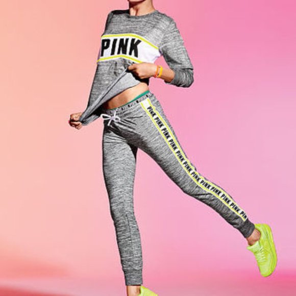 Pink Victoria Secret Comfy Joggers Pant Size XS - Picture 2 of 8